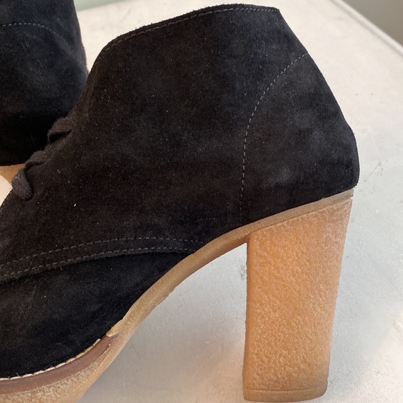 J. Crew black suede heels/ platform booties - Picture 8 of 16